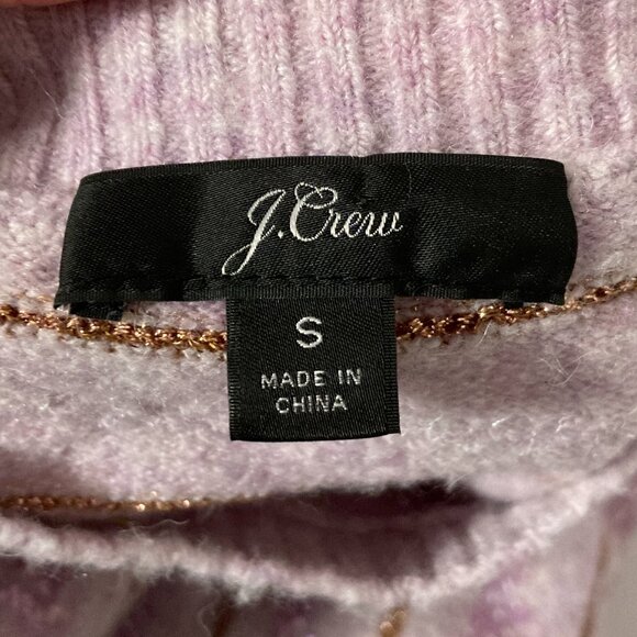 J. Crew Sequin Striped Sweater in Supersoft Yarn Size S - Picture 5 of 7